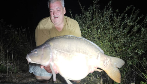 A 36 lb carp from Grandes Cimes, Chris Marchant, Aug 2026