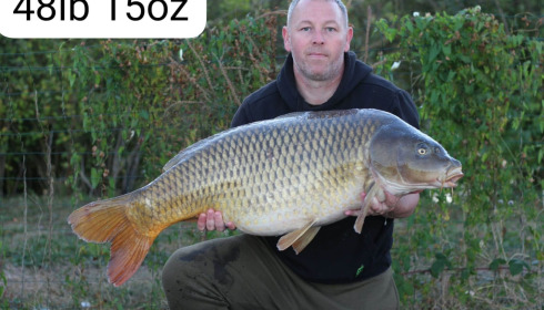 A 48 lb 15 oz carp from Grandes Cimes, Sep 2026