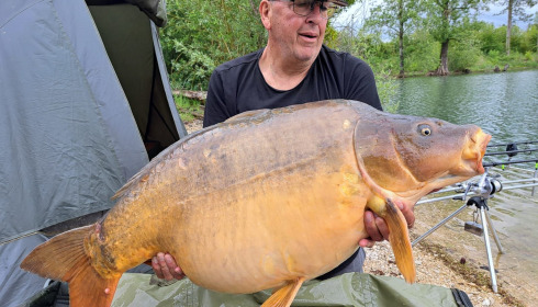 A carp from Grandes Cimes, May 2026