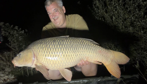A 22 lb carp from Grandes Cimes, Chris Marchant, Aug 2026