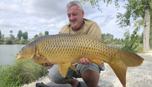 A 19 lb carp from Grandes Cimes, Chris Marchant, Aug 2026
