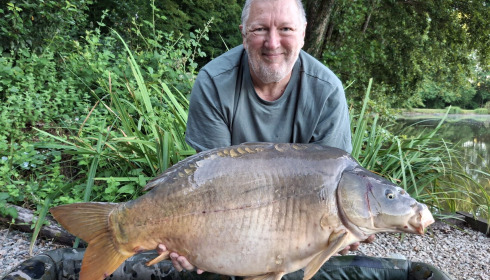 A 39 lb 12 oz carp from MDP Lake, 2nd side, Jun 2026