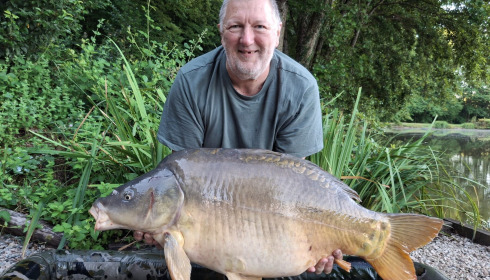 A 39 lb 12 oz carp from MDP Lake, 39lb 12oz Mirror, Jun 2026