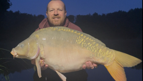 A 30 lb carp from MDP Lake, Jun 2026