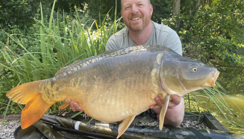 A 32 lb carp from MDP Lake, Jun 2026