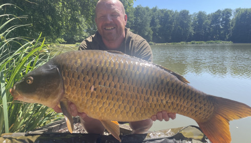 A 33 lb carp from MDP Lake, Jun 2026
