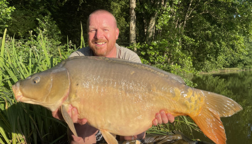 A 31 lb carp from MDP Lake, Jun 2026