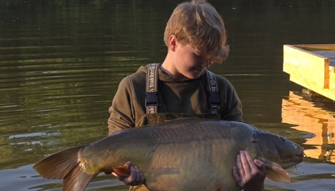 A 35 lb carp from Carp House, May 2026