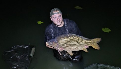 A 34 lb carp from Carp House, Aug 2026