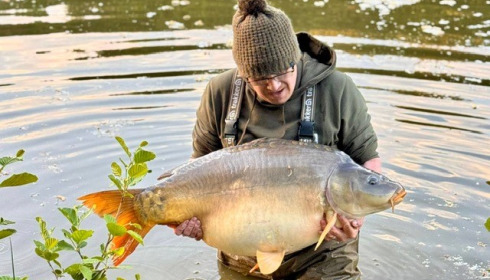 A 49 lb 7 oz carp from Carp House, Mirror Carp, Apr 2026
