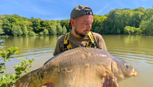 A 46 lb 3 oz carp from Carp House, Mirror Carp, Apr 2026