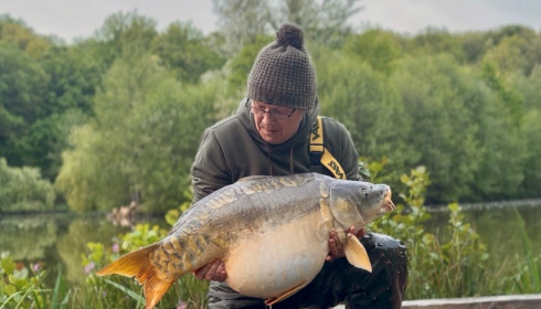 A 36 lb 8 oz carp from Carp House, Barry Smith, Apr 2026