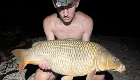 A 19 lb 13 oz carp from Le Repaire, Noah Dunn, Aug 2026