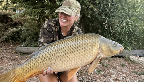 A 16 lb 8 oz carp from Duquesne, Common 16llb8oz, Jul 2026