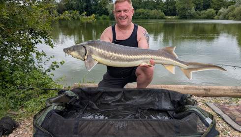 A 26 lb carp from Duquesne, May 2026