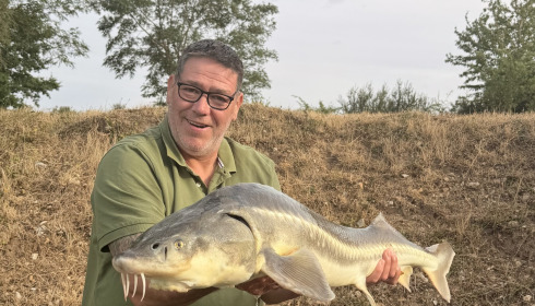A 20 lb sturgeon from Duquesne, Sturgeon, Jul 2026