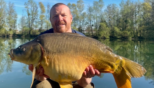 A 28 lb carp from Zentelles, Andy, Apr 2026