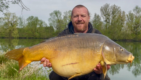 A 41 lb carp from Zentelles, Andy, Apr 2026