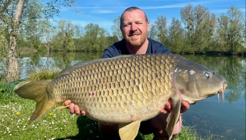 A 39 lb carp from Zentelles, Andy, Apr 2026