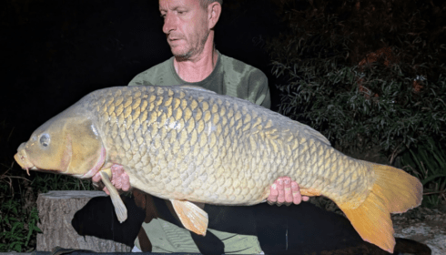 A 37 lb 12 oz carp from Le Sauci, 37lb 12oz Common, Aug 2026