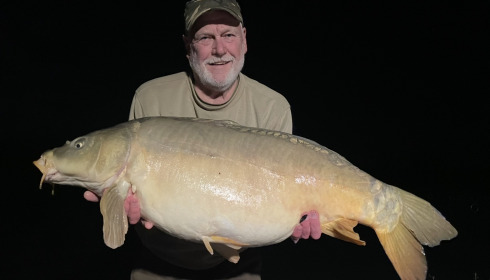 A 41 lb carp from Le Sauci, George Simpson, Apr 2026
