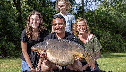 A carp from Plump Lake, Sep 2026