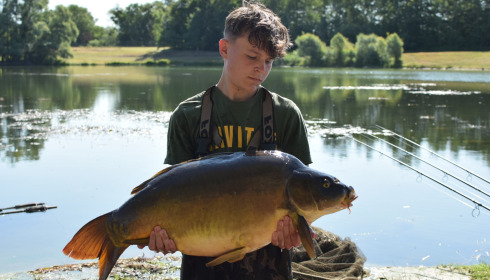 A 30 lb carp from Beaurepaire, Jul 2026