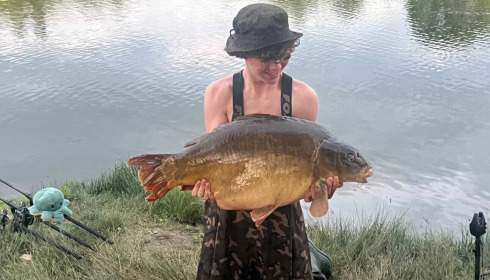A 31 lb carp from Beaurepaire, Jul 2026