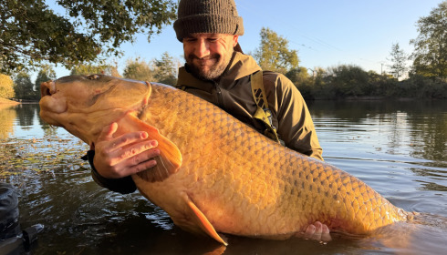 A 73 lb 5 oz carp from Old Oaks, Oct 2026
