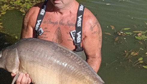 A 46 lb 4 oz carp from Old Oaks, My P.B., Sep 2026