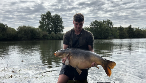 A 52 lb carp from Old Oaks, Jack peg 3, Aug 2026