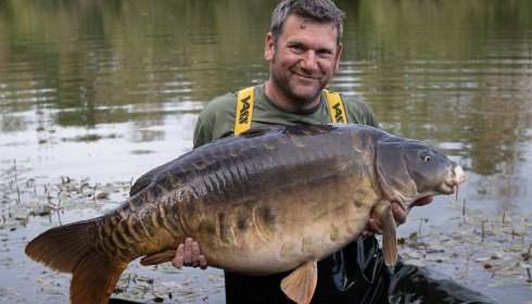A 58 lb 7 oz carp from Old Oaks, Aug 2026