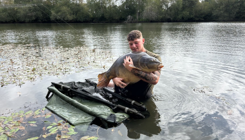 A 52 lb carp from Old Oaks, Jack peg 3, Aug 2026