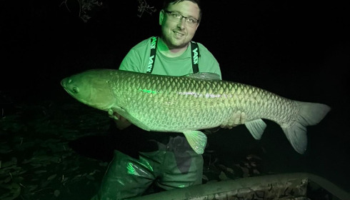 A 35 lb carp from Old Oaks, Aug 2026
