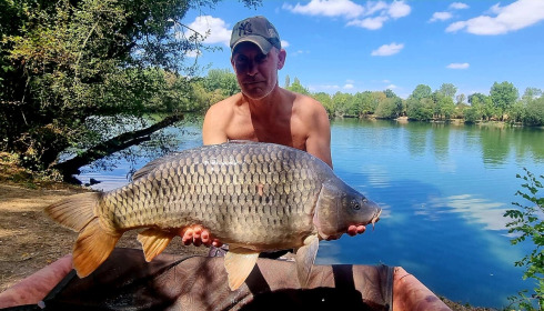 A 20 lb carp from Villefond, Scottie H, Aug 2026
