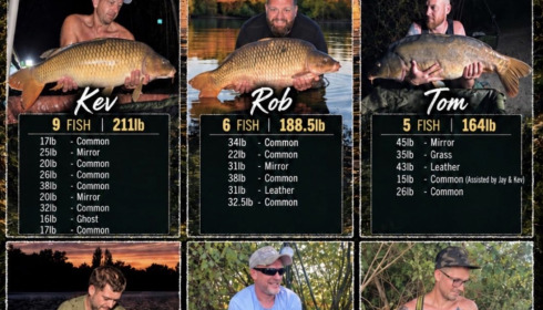 A 45 lb carp from Villefond, Our catches, Sep 2026