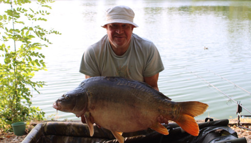 A 41 lb 6 oz carp from Villefond, Steve, Jul 2026