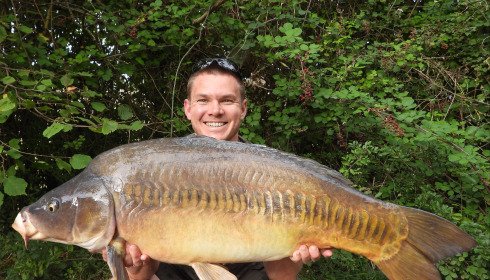A 32 lb carp from Villefond, Mathew James, Sep 2024