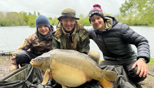 A 55 lb carp from Villefond, Robert, Apr 2025