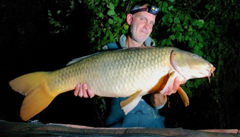 A 28 lb carp from Villefond, Scottie H, Aug 2026