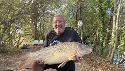 A 40 lb 2 oz carp from Villefond, Common, Sep 2026