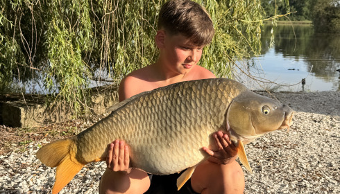 A 32 lb carp from Vincons, Common, May 2026