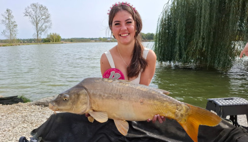 A 22 lb 7 oz carp from Vincons, Ella Appleby, Sep 2026