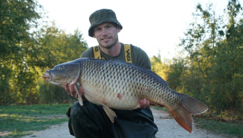 A 35 lb carp from Blue Lake, Sep 2026