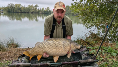 A 46 lb 12 oz carp from Blue Lake, Peg 7, Oct 2026