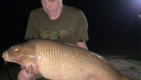 A 40 lb carp from Blue Lake, Sep 2026