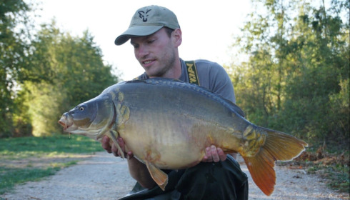 A 26 lb carp from Blue Lake, Oct 2026