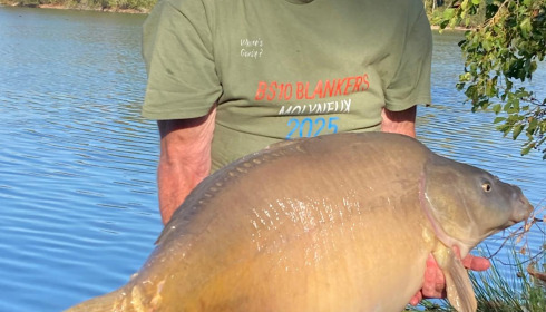 A 46 lb carp from Blue Lake, Peg 7, Oct 2026