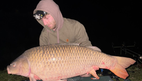 A 48 lb 5 oz carp from Blue Lake, Peg 9, Oct 2026