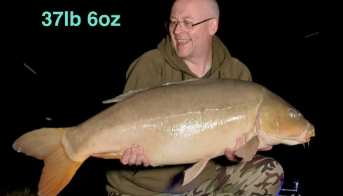 A 37 lb 6 oz carp from Jonchery, Sep 2026